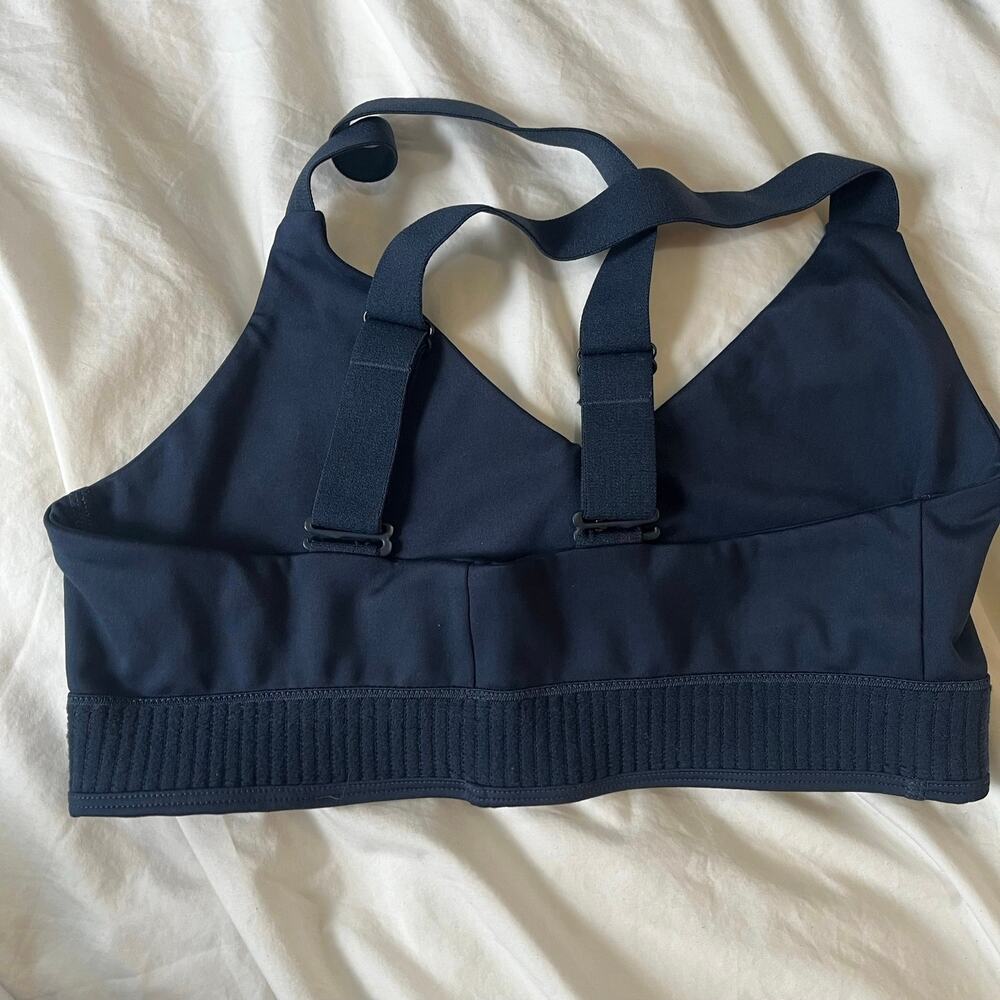 Girlfriend Collective Midnight Monroe Zipper Sports Bra S - Picture 6 of 9